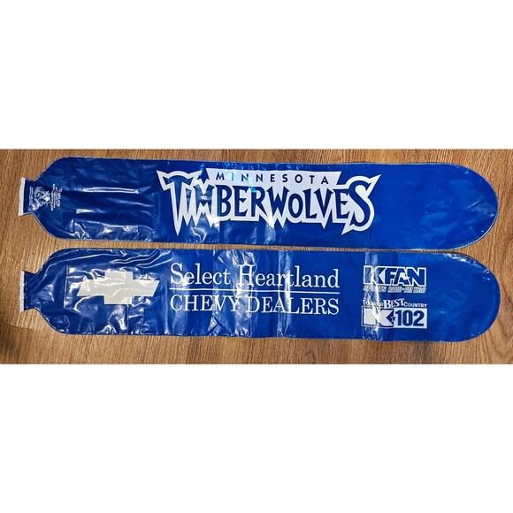 Minnesota Timberwolves - Blue Chevy/KFAN/K102 Boom Sticks SGA - "Trees" Logo - Picture 2 of 3
